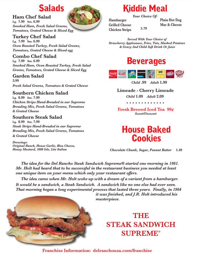delranchomenumoorepg4 Del Rancho Restaurant